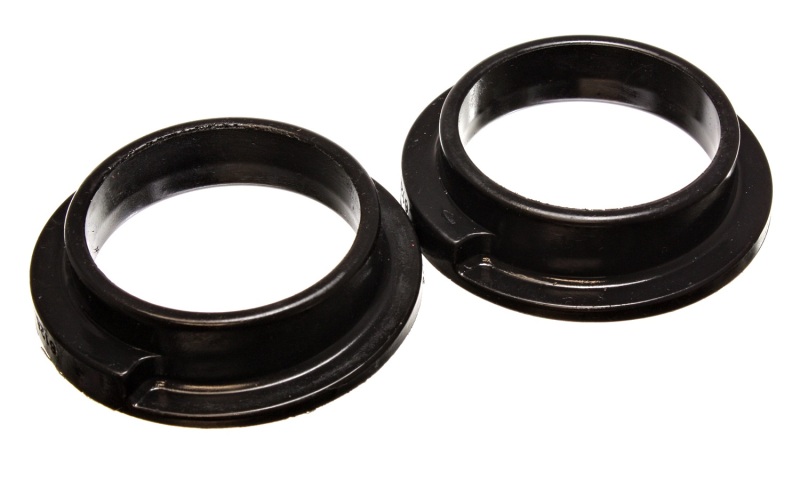 Ford Focus Coil Spring Isolators - Rear - Energy Suspension - Hyper-Flex Performance Polyurethane - Black - `00-`04